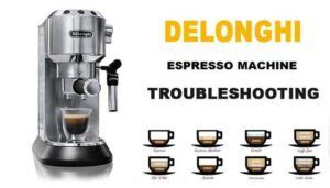 why is my delonghi espresso machine leaking|Delonghi Espresso Machine Troubleshooting: Quick。